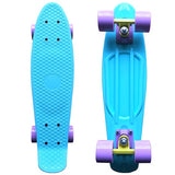 Kid Pink and Blue Skateboard