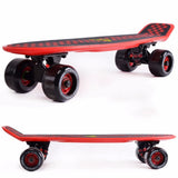 Kid Red and Black Skateboard
