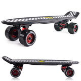 Kid Red and Black Skateboard