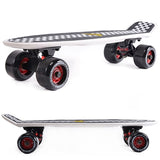 Kid Red and Black Skateboard