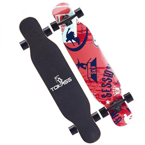 Skateboard Black and Red